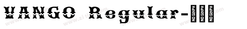 VANGO Regular字体转换
